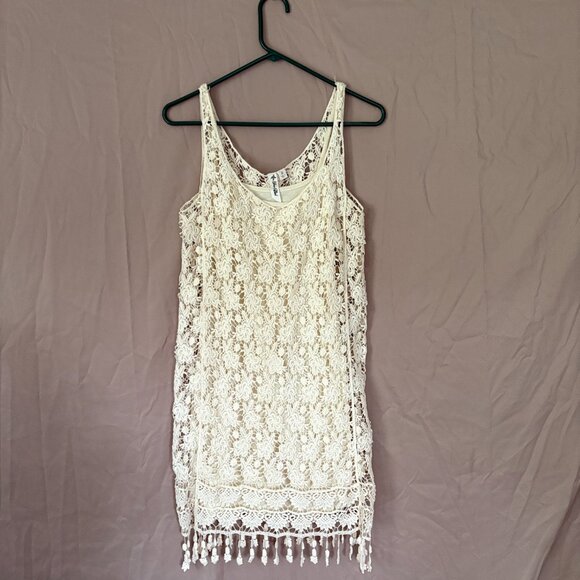 Others Follow Womens Lace Slip Dress Size Small Boho Hippie Beach Travel Coastal - Picture 8 of 9
